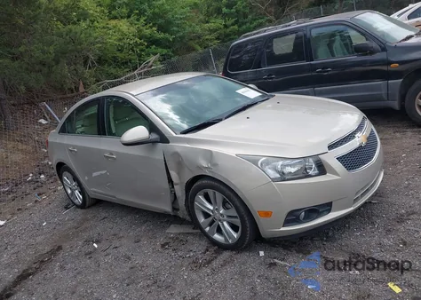 2012 Chevrolet Cruze Ltz из США, поврежденный, VIN 1G1PH5SC6C7117954